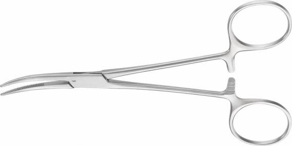 ARTERIENKLEMME KELLY GEB.140MM