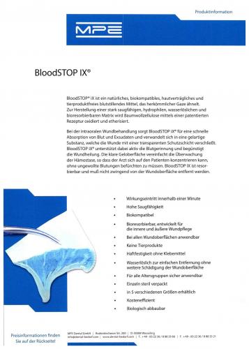 BloodSTOP IX